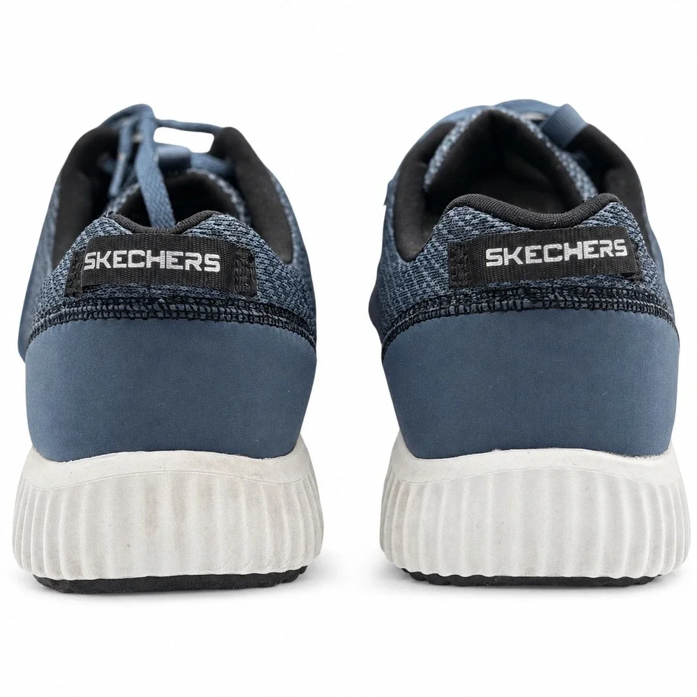 Skechers Paxmen Wildespell Men Size 10 Blue Gym Training Athletic Sneakers 52519